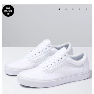 White old school vans